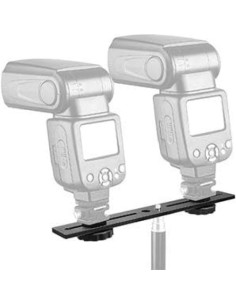 Soporte Doble para Flash ChromLives 20.3cm 2 Paquete 2