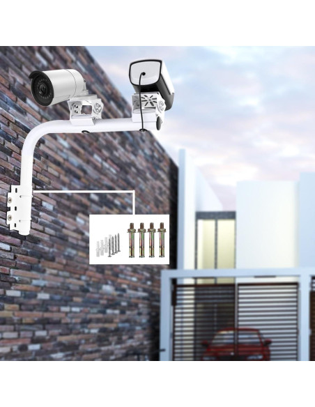 Soporte Doble de Montaje Pesado WiTi 40cm para Cámaras CCTV Soporte Doble de Montaje Pesado WiTi 40cm para Cámaras CCTV