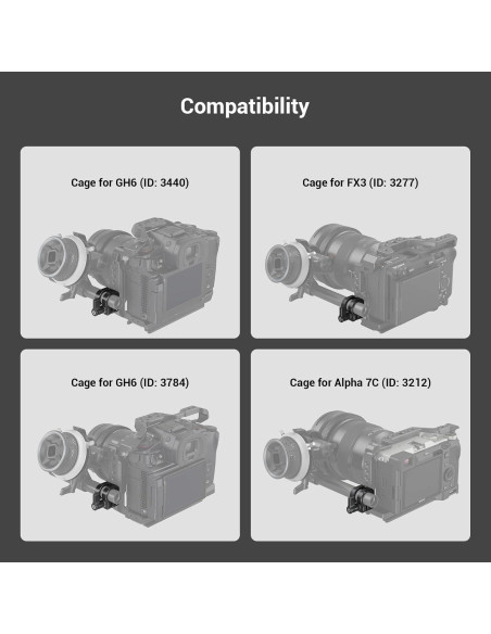 Abrazadera de Varilla Simple 12mm/15mm SmallRig 3598