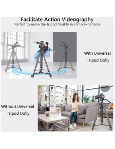 Trípode pesado profesional ARTCISE para cámaras DSLR - 9.07 kg 2