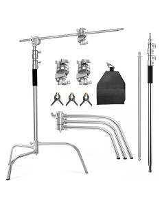 C Stand con Brazo Boom Vallkay CXJH01 - Soporte de Luz 320cm