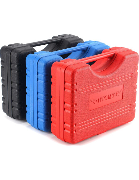 Kit de purga de frenos HTOMT 2 en 1 con bomba y estuche