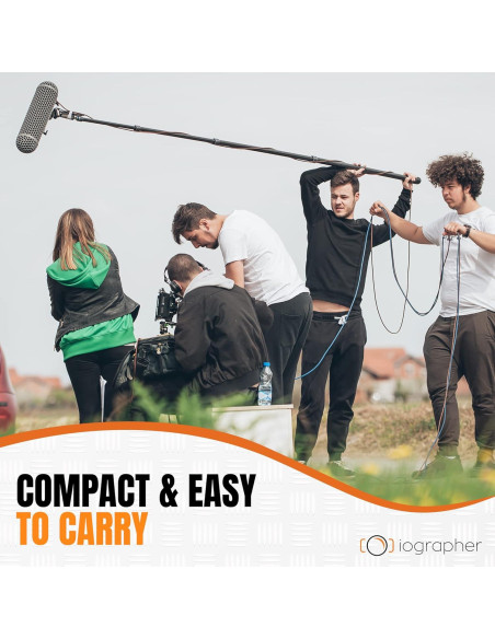 iOgrapher Boom Pole Compacto Ajustable 1.5m para Micrófono