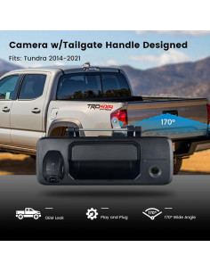 Cámara de Reversa Dasaita AHD 1080P para Toyota Tundra/Tacoma 2