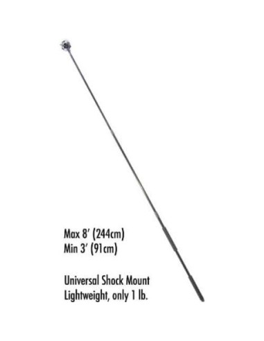Polo de Boom Telescópico ProAm USA 244 cm con Montaje de Choque