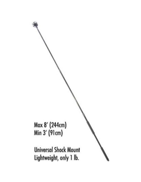 Polo de Boom Telescópico ProAm USA 244 cm con Montaje de Choque
