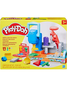 Play-Doh Banco de Herramientas con Sellos y Sierra 5 Colores 2