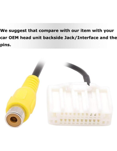 Adaptador de Cámara de Respaldo EWAY para Jeep, Chrysler, Dodge