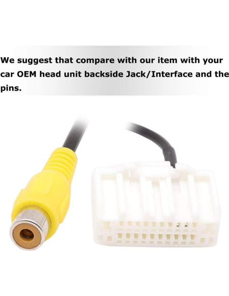 Adaptador de Cámara de Respaldo EWAY para Jeep, Chrysler, Dodge