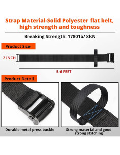 Arnés de Caza TRSMIMA con Correa de Soporte de Árbol 807 kg 2