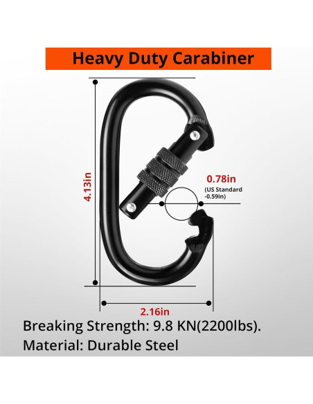 Arnés de Caza TRSMIMA con Correa de Soporte de Árbol 807 kg
