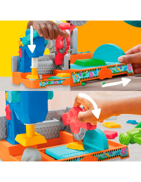 Play-Doh Banco de Herramientas con Sellos y Sierra 5 Colores