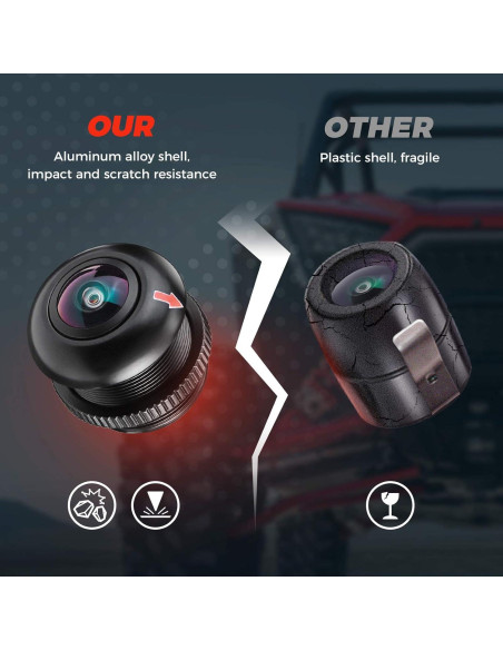 Cámara Frontal KEMIMOTO PRO XP HD 720P 170 Impermeable