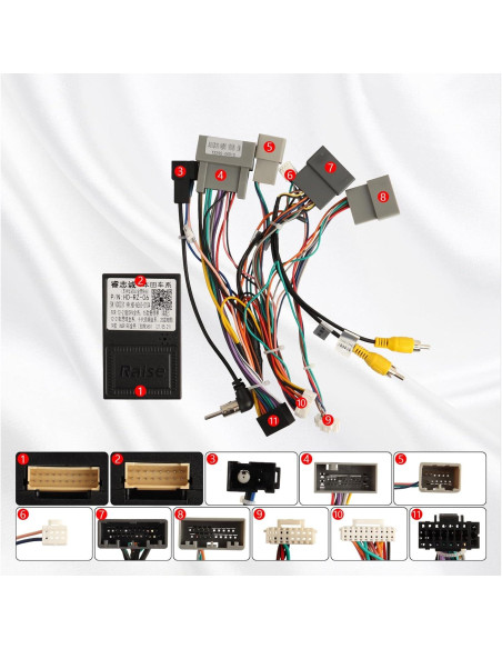 Arnés de cable de radio Honda CRV 2015-2016 y Civic 2014-2015