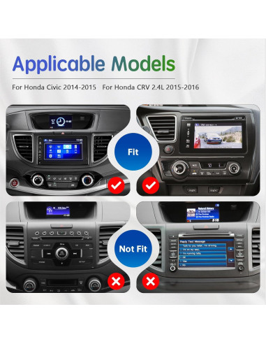 Arnés de cable de radio Honda CRV 2015-2016 y Civic 2014-2015