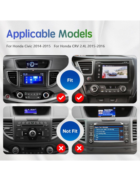 Arnés de cable de radio Honda CRV 2015-2016 y Civic 2014-2015