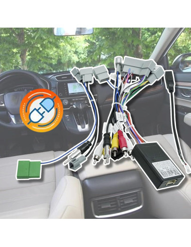 Arnés de Adaptación de Alimentación Estéreo 16 Pines Honda