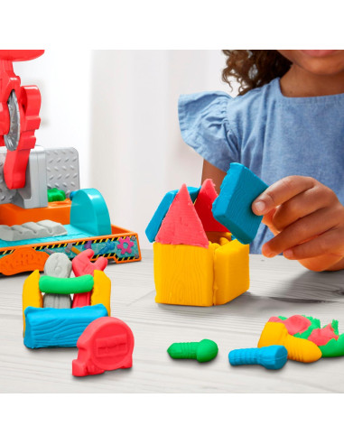 Play-Doh Banco de Herramientas con Sellos y Sierra 5 Colores
