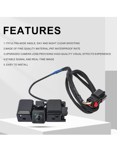 Cámara de Respaldo Arokzn para Chevy Silverado y GMC Sierra 2014-2015