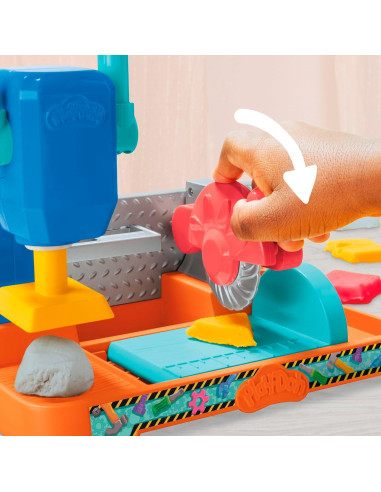 Play-Doh Banco de Herramientas con Sellos y Sierra 5 Colores