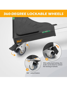 Soporte Móvil Ajustable Nefish para Lavadora y Mini Nevera 2