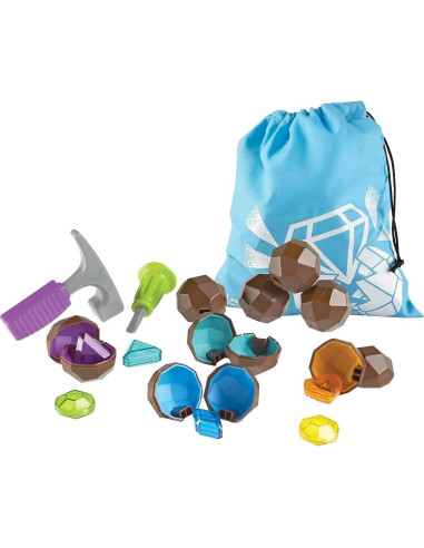 Juego de Rocas y Gemas Learning Resources 19 Piezas 3+