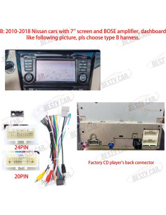 Arnés de Alimentación 16 Pines Canbus para Nissan 2010-2018 2