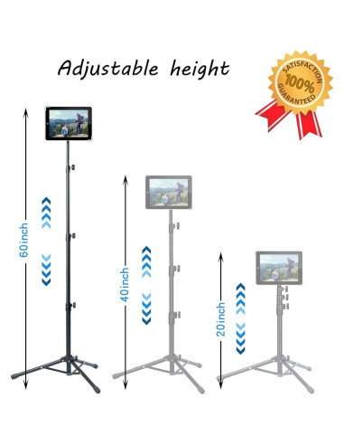 Soporte de trípode ajustable Raking para tablet 9.5-14.5"