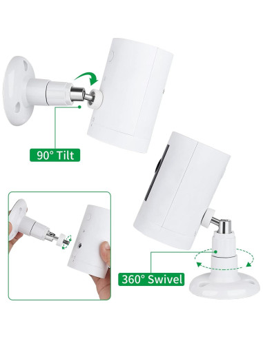 Soporte Adhesivo de Pared para Cámara Ring Stick Up Cam - 2 Pack