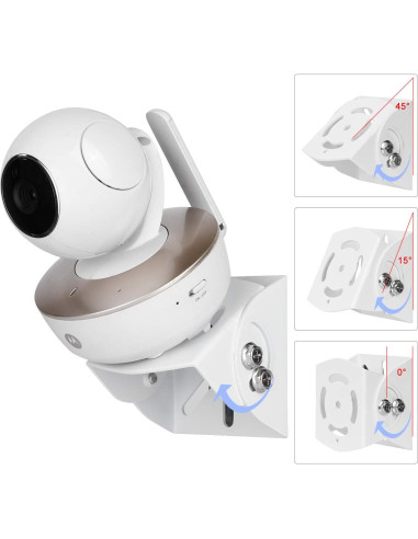 Soporte de Pared Ajustable para Monitor de Bebé Arlo y Motorola