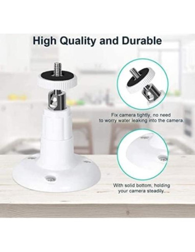 Soporte de Pared Gresur para Cámara Ring - 3 Piezas, Ajustable 360