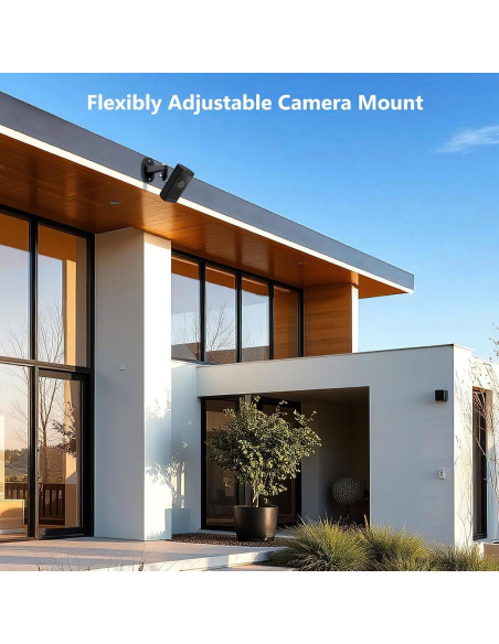 Soporte de Pared Ajustable para Ring Spotlight Cam y Stick Up Cam - Negro