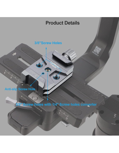 Abrazadera de liberación rápida Arca-Swiss Leftfoto para cámara