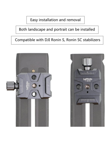 Abrazadera de liberación rápida Arca-Swiss Leftfoto para cámara