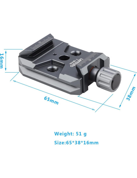 Abrazadera de liberación rápida Arca-Swiss Leftfoto para cámara