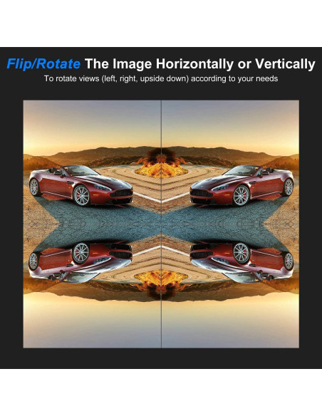 Monitor de Respaldo Digital HD Lychee 17.4x11.4cm 1024x600