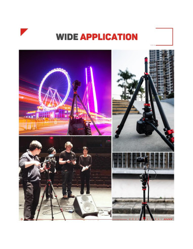 Trípode de Video IFOOTAGE de Fibra de Carbono 165 cm + Grúa Mini M1 III 216 cm