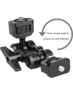 Soporte de Monitor Doble Cabeza NICEYRIG 322 para Gimbals 2