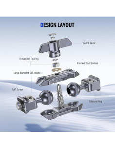 Brazo Mágico Ligero Neewer UA071 para Monitor de Cámara 2