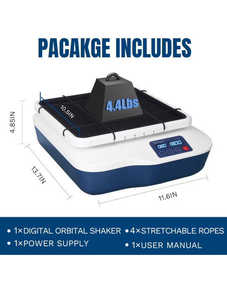 Agitador Orbital Cekegon CE-Y180 20mm 40-200RPM Digital