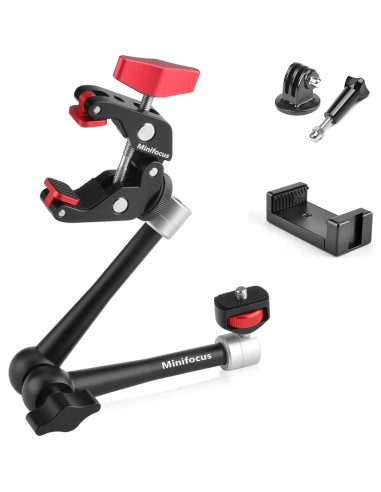 Brazo Mágico Articulado 28cm MINIFOCUS con Super Abrazadera