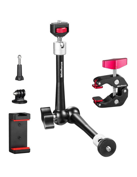 Brazo Mágico Articulado 28cm MINIFOCUS con Super Abrazadera