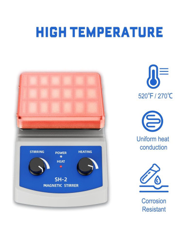 Placa Calentadora Magnética ANZESER SH-2 180W 271C