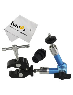 Brazo Mágico Articulado Haoge 190mm Acero Inoxidable + Abrazadera