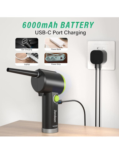 Soplador de Aire Comprimido Dorobeen AT07-G 41000RPM Inalámbrico