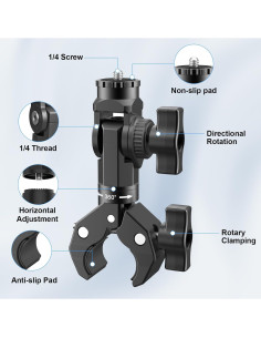 Soporte Super Clamp Mechrig con Brazo Mágico para Cámara 2
