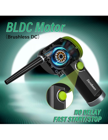 Soplador de Aire Comprimido Dorobeen AT07-G 41000RPM Inalámbrico