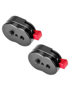 Placa de Liberación Rápida Koolehaoda 2 Piezas 1/4" para Trípode