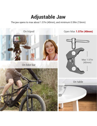 Abrazadera de Bola Multifuncional SmallRig 2164 - Soporte 40mm