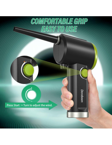 Soplador de Aire Comprimido Dorobeen AT07-G 41000RPM Inalámbrico